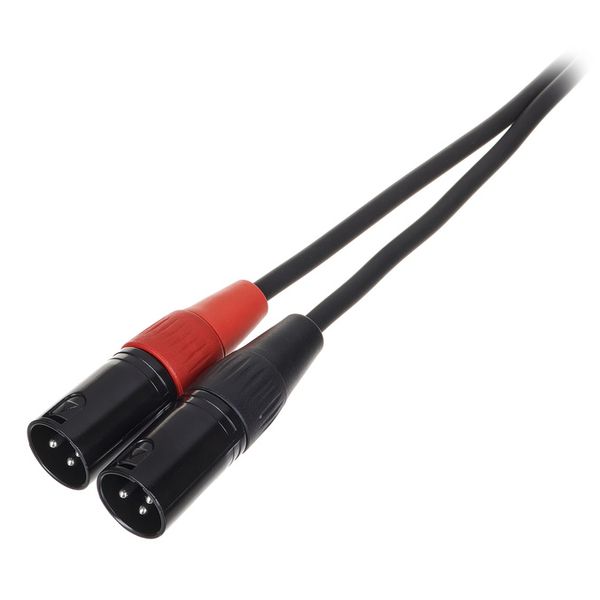Swift Eventverleih Y-Kabel 3m 2x XLR Male / Miniklinke